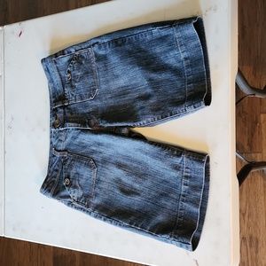 Jean Long Shorts